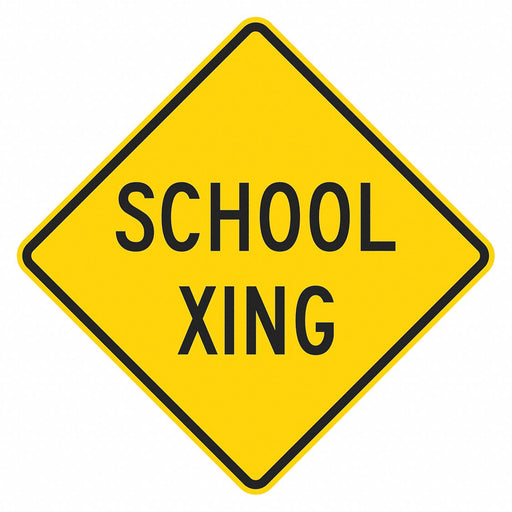 Traffic Sign 12 in x 12 in Yellow