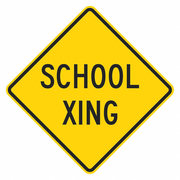 Traffic Sign 12 in x 12 in Yellow