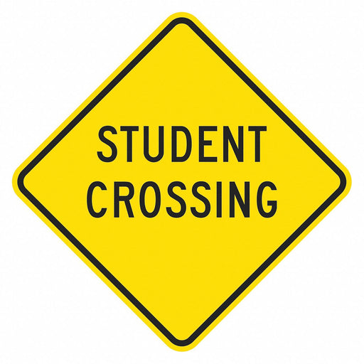 Traffic Sign 12 in x 12 in Yellow