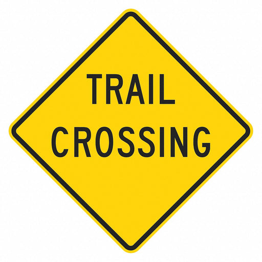 Trail Crossing Traffic Sign 12 x 12 
