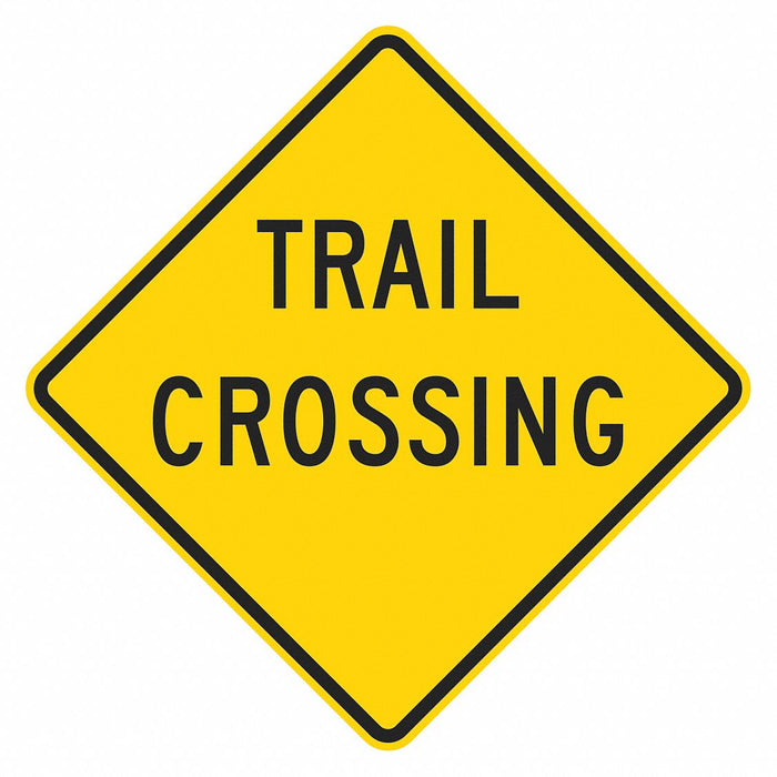 Trail Crossing Traffic Sign 12 x 12 