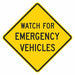 Facility Sign 12 in x 12 in Yellow
