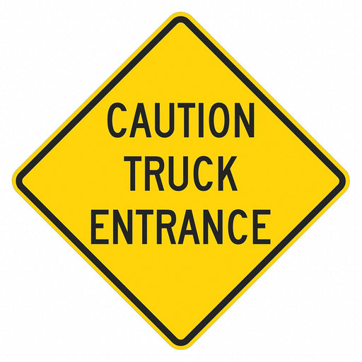 Traffic Sign 12 in x 12 in Yellow