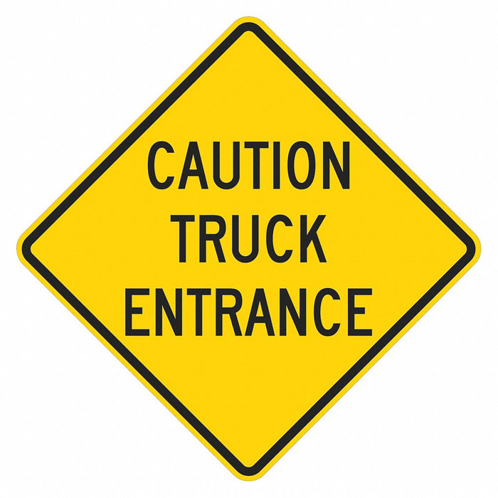 Traffic Sign 12 in x 12 in Yellow