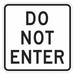 Traffic Sign 12 in x 12 in White