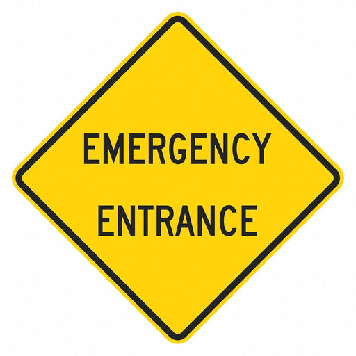 Traffic Sign 12 in x 12 in Yellow