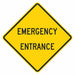 Traffic Sign 12 in x 12 in Yellow
