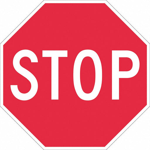 Traffic Sign 24 in x 24 in Red