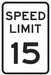 Traffic Sign 18 in x 12 in White
