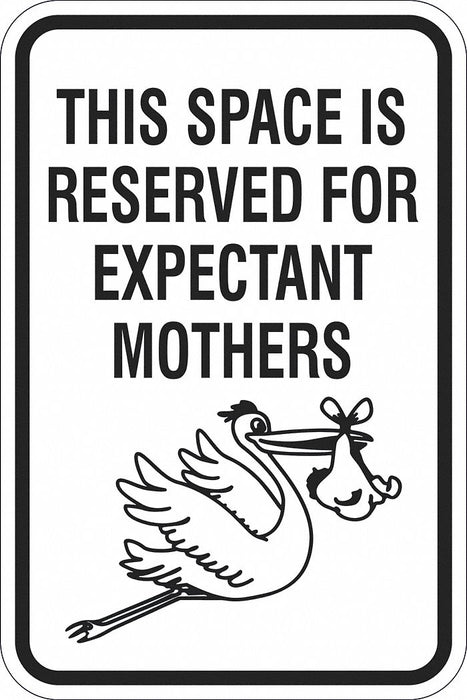 Expectant Mothers Parking Sign 18 x 12 