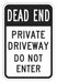 TrafficSign 18inx12in Black/Yellow
