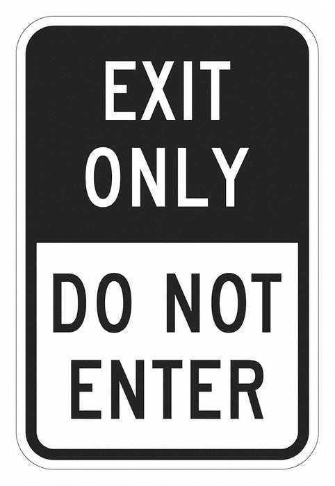Exit Sign For Parking Lots 18 x 12 