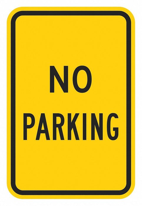 No Parking Sign 18 x 12 