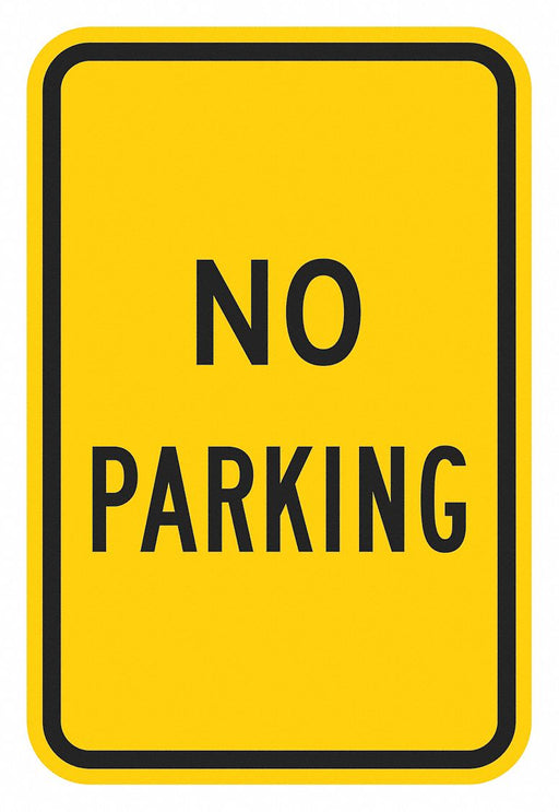 No Parking Sign 18 x 12 