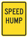 Traffic Sign 18 in x 12 in Yellow