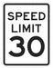 Traffic Sign 18 in x 12 in White