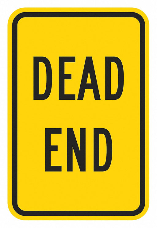 Dead End Traffic Sign 18 x 12 