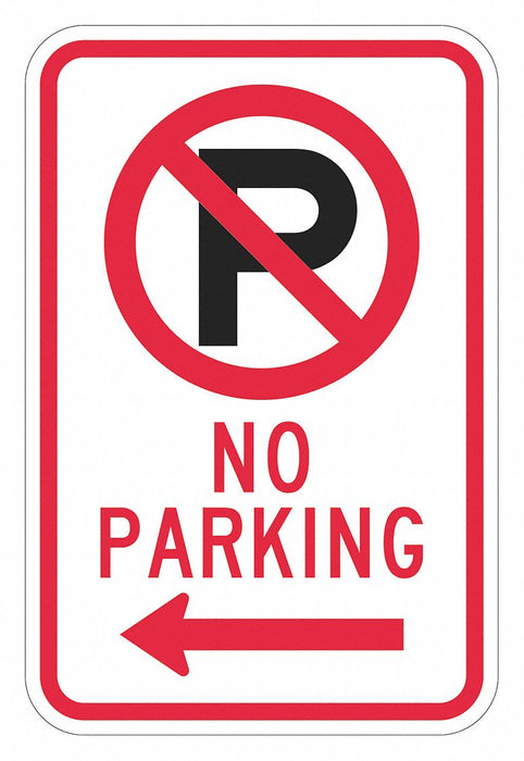No Parking Sign 18 x 12 