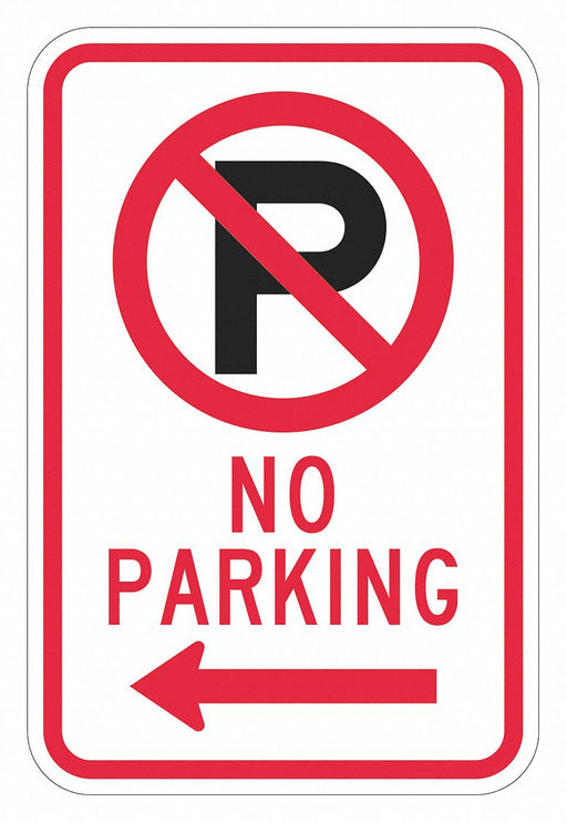 No Parking Sign 18 x 12 