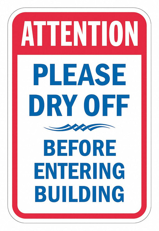 Accdnt Prevention Attention Sign 18x12in