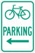 Bicycle Parking Sign 18 x 12 