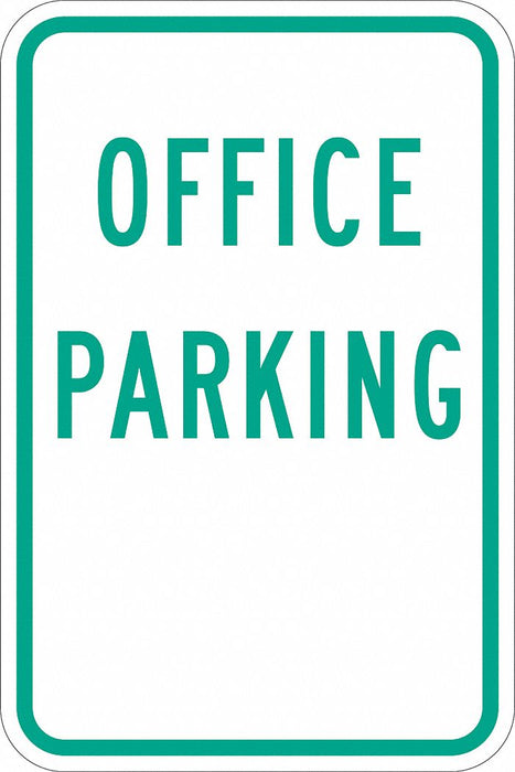 Office Parking Sign 18 x 12 
