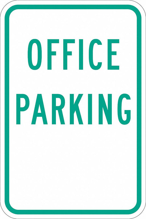 Office Parking Sign 18 x 12 