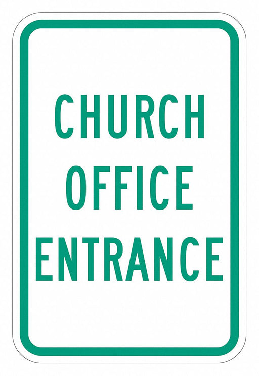 Church Entrance Sign 18 x 12 