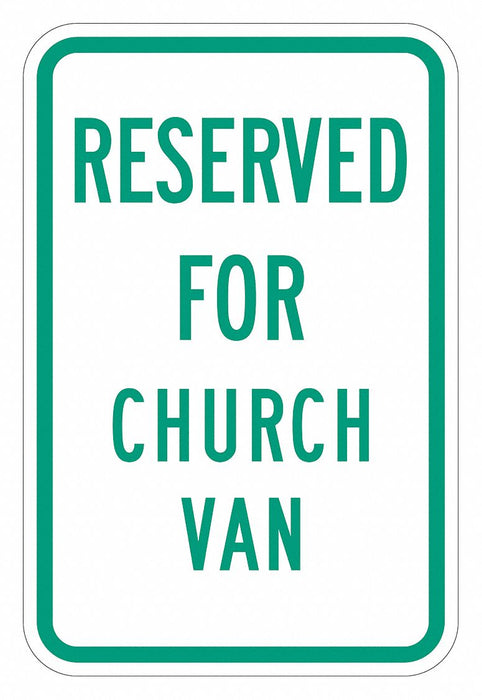 Church Parking Sign 18 x 12 