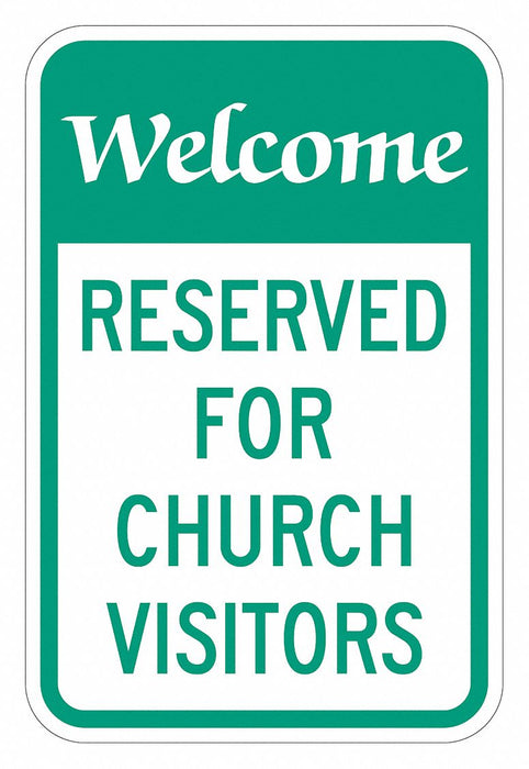 Church Parking Sign 18 x 12 