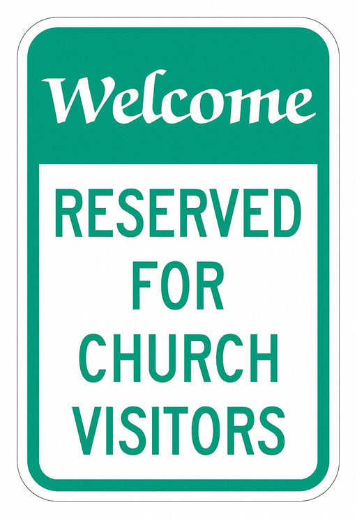 Church Parking Sign 18 x 12 