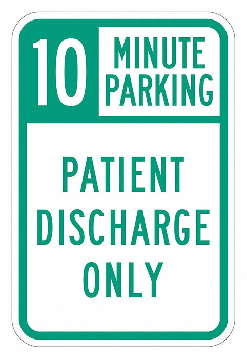 Patient Parking Sign 18 x 12 
