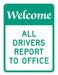 Rflctv Loading Unload Sign 18x12in Alum