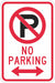 Fire Lane Parking Sign 18 x 12 