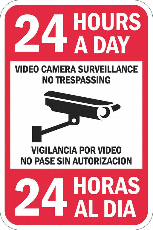 Facility Sign 18 in x 12 in Aluminum