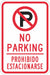Fire Lane Parking Sign 18 x 12 