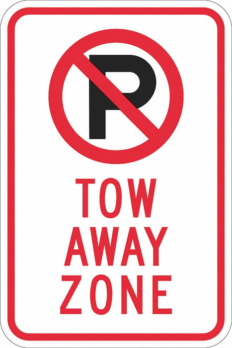 Fire Lane Parking Sign 18 x 12 