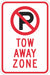 Fire Lane Parking Sign 18 x 12 