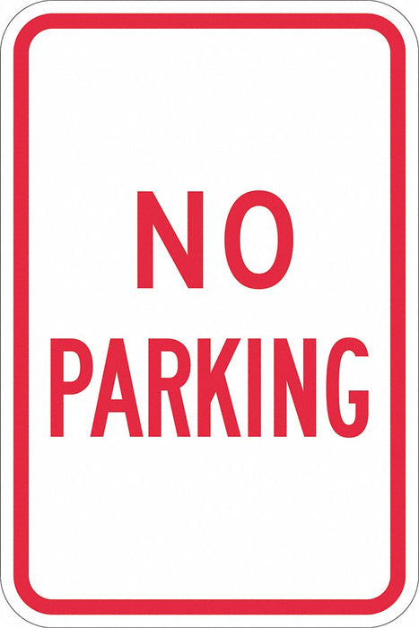 No Parking Parking Sign 18 x 12 