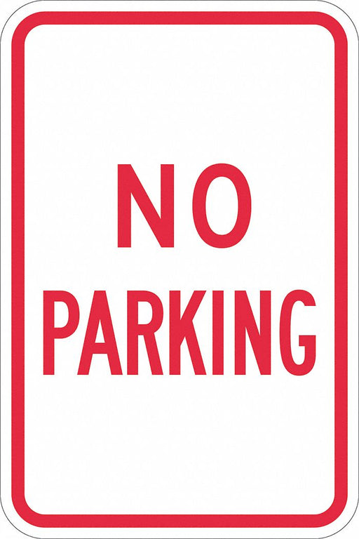 No Parking Parking Sign 18 x 12 