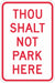 Church Parking Sign 18 x 12 