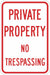 Facility Sign 18 in Aluminum
