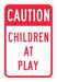 Traffic Sign 18 in x 12 in White