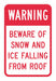 Rflctv Icy Conditions Warn Sign 18x12in