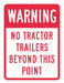 Facility Sign 18 in x 12 in White