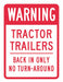Facility Sign 18 in x 12 in White