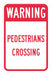 Traffic Sign 18 in x 12 in White