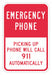 Facility Sign 18 in x 12 in Aluminum