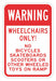 Rflctv No Skatebrds Warning Sign 18x12in