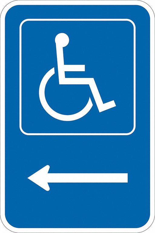 ADA Handicapped Parking Sign 18 x 12 